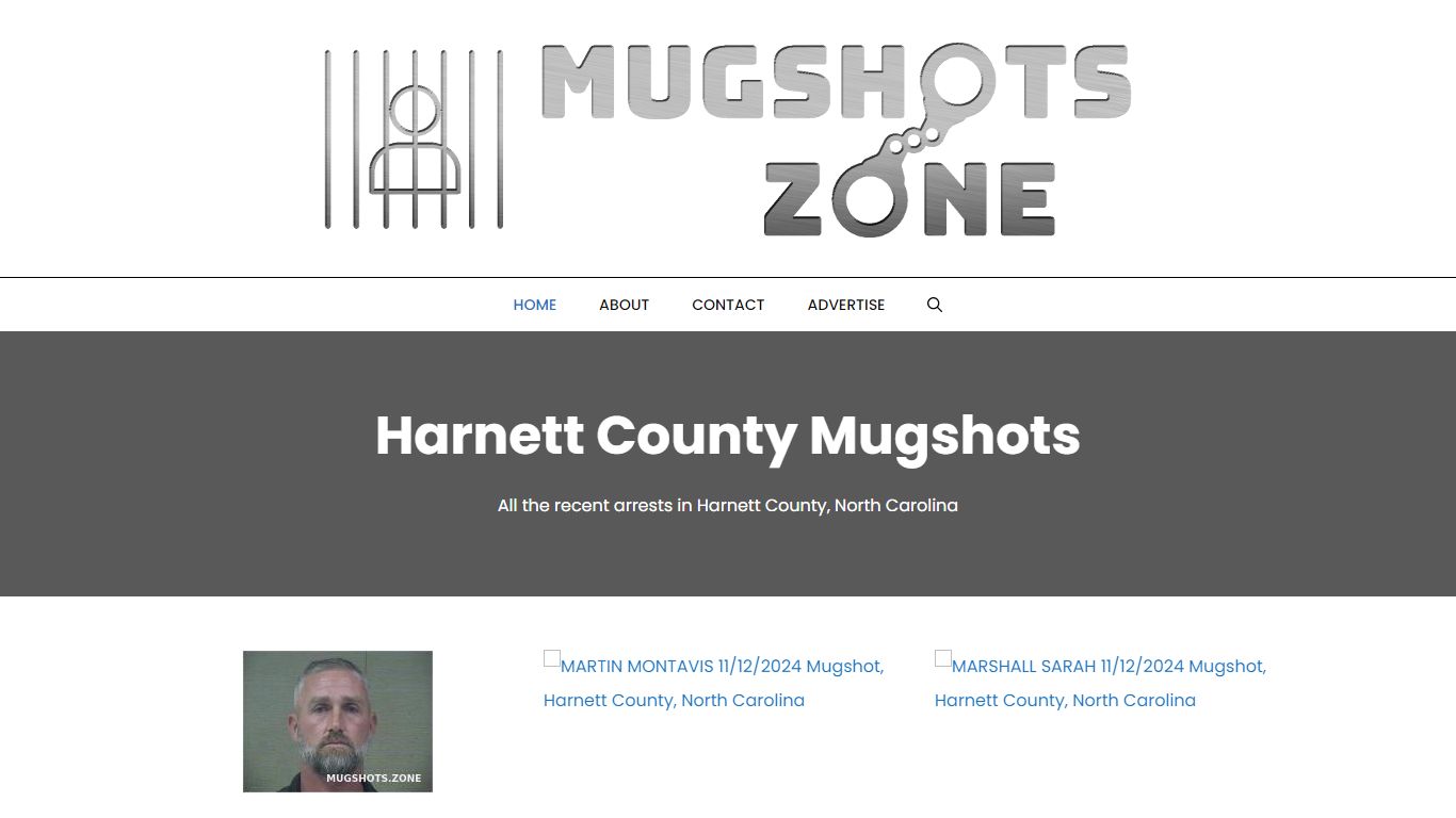 Harnett County Mugshots Zone