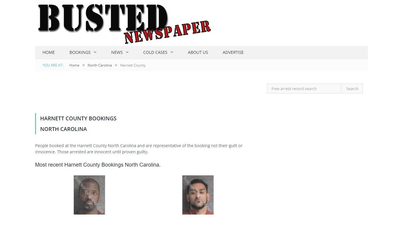 Harnett County, NC Mugshots - BUSTEDNEWSPAPER.COM